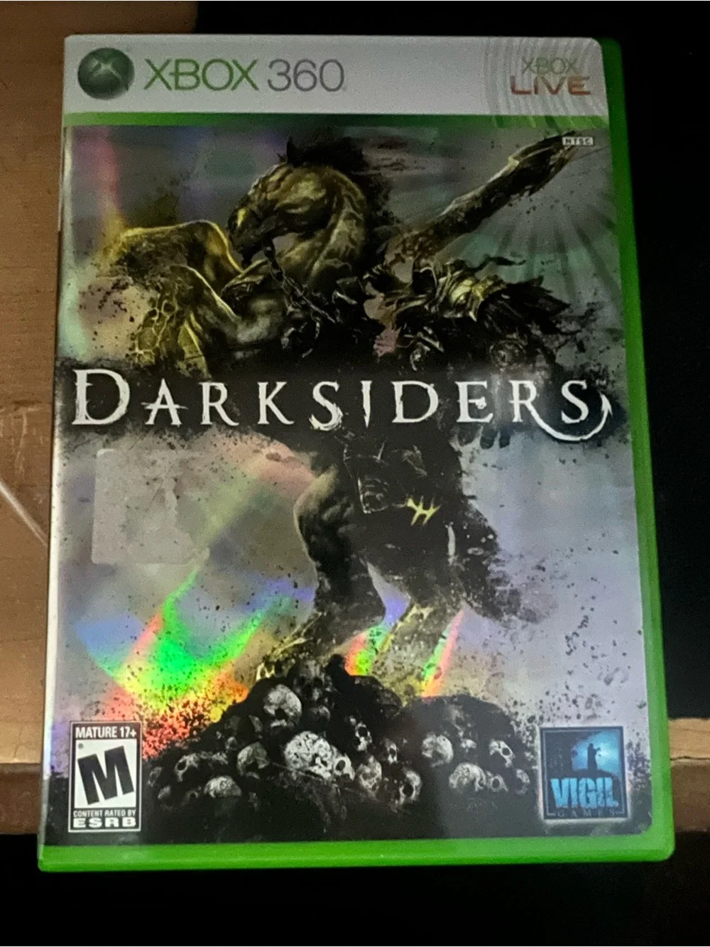 Darksiders ( Xbox 360) - Black/Green Case